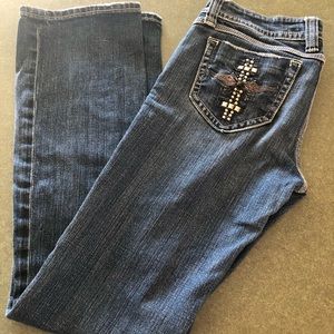 Sang real jeans, from the buckle.